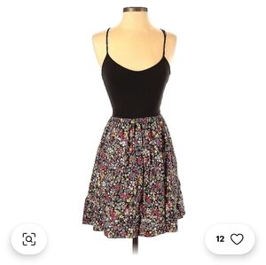 PINK Victoria's Secret Red and White Skater Mini Dress